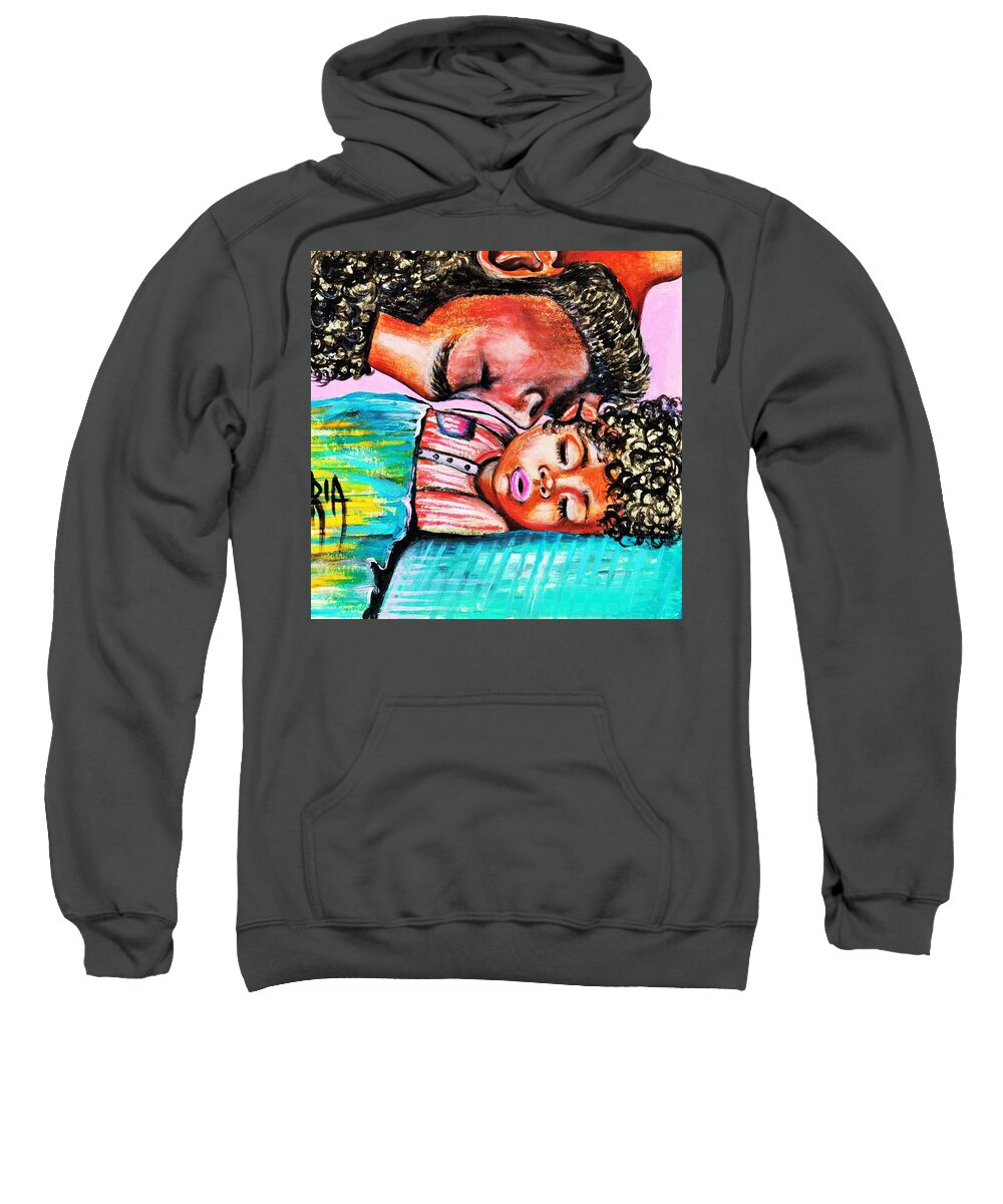 Artbyria Sweatshirt featuring the photograph Goodnight Kiss by Artist RiA