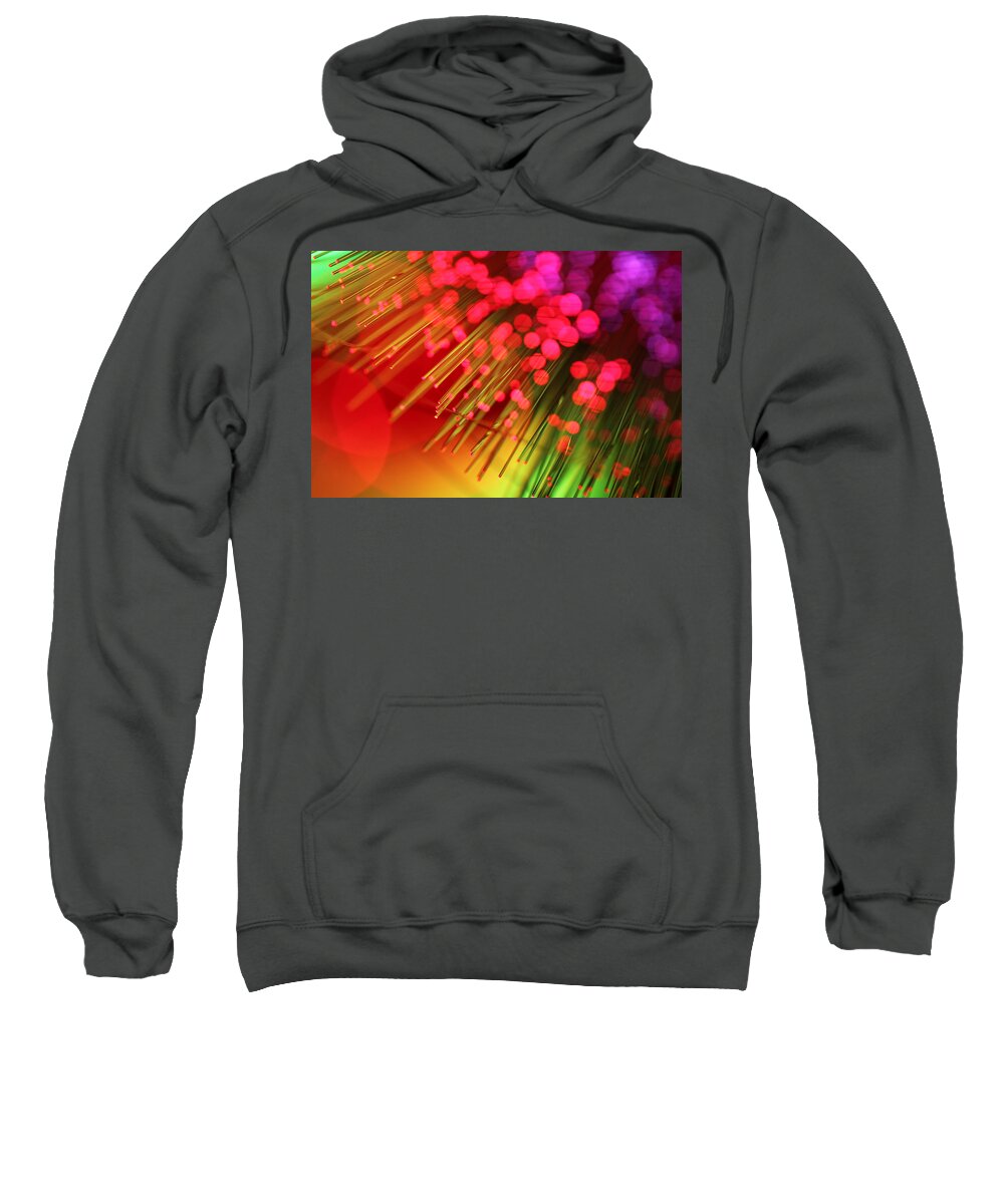 Abstract Sweatshirt featuring the photograph Helter Skelter by Dazzle Zazz