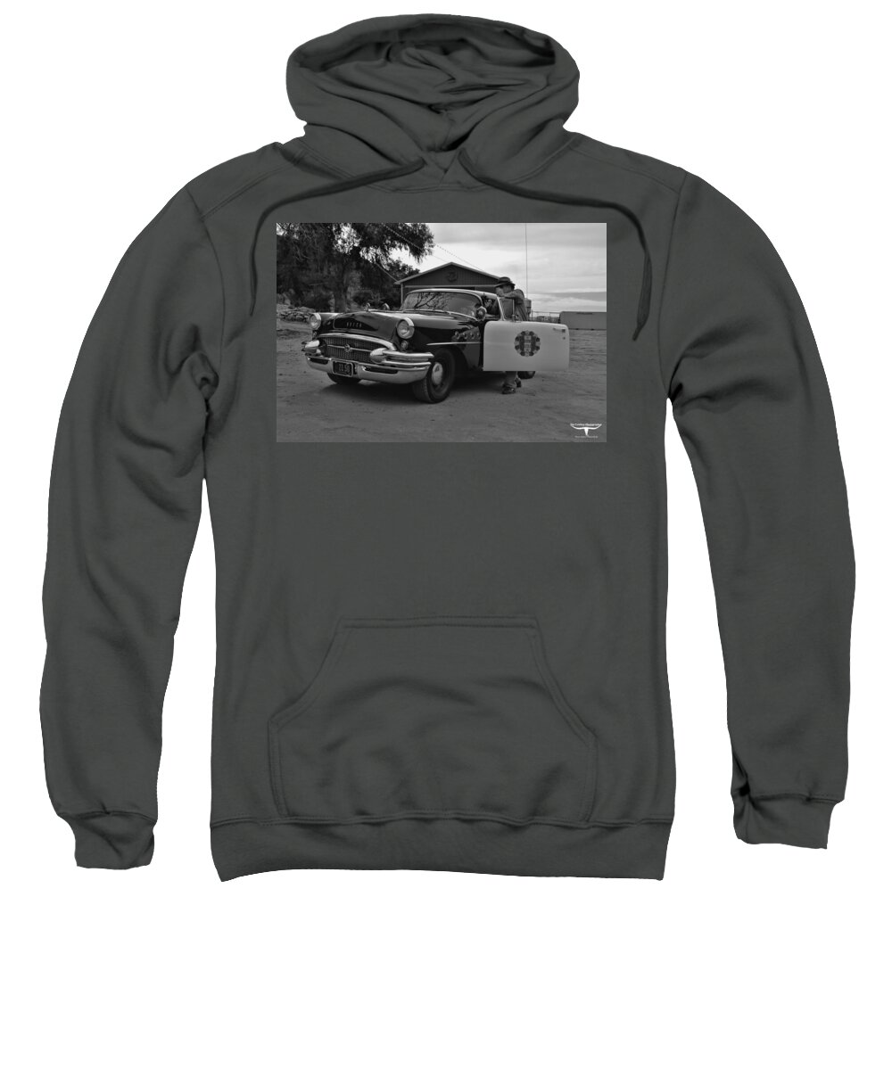 Highway Patrol Sweatshirt featuring the photograph Highway Patrol 4 by Tommy Anderson