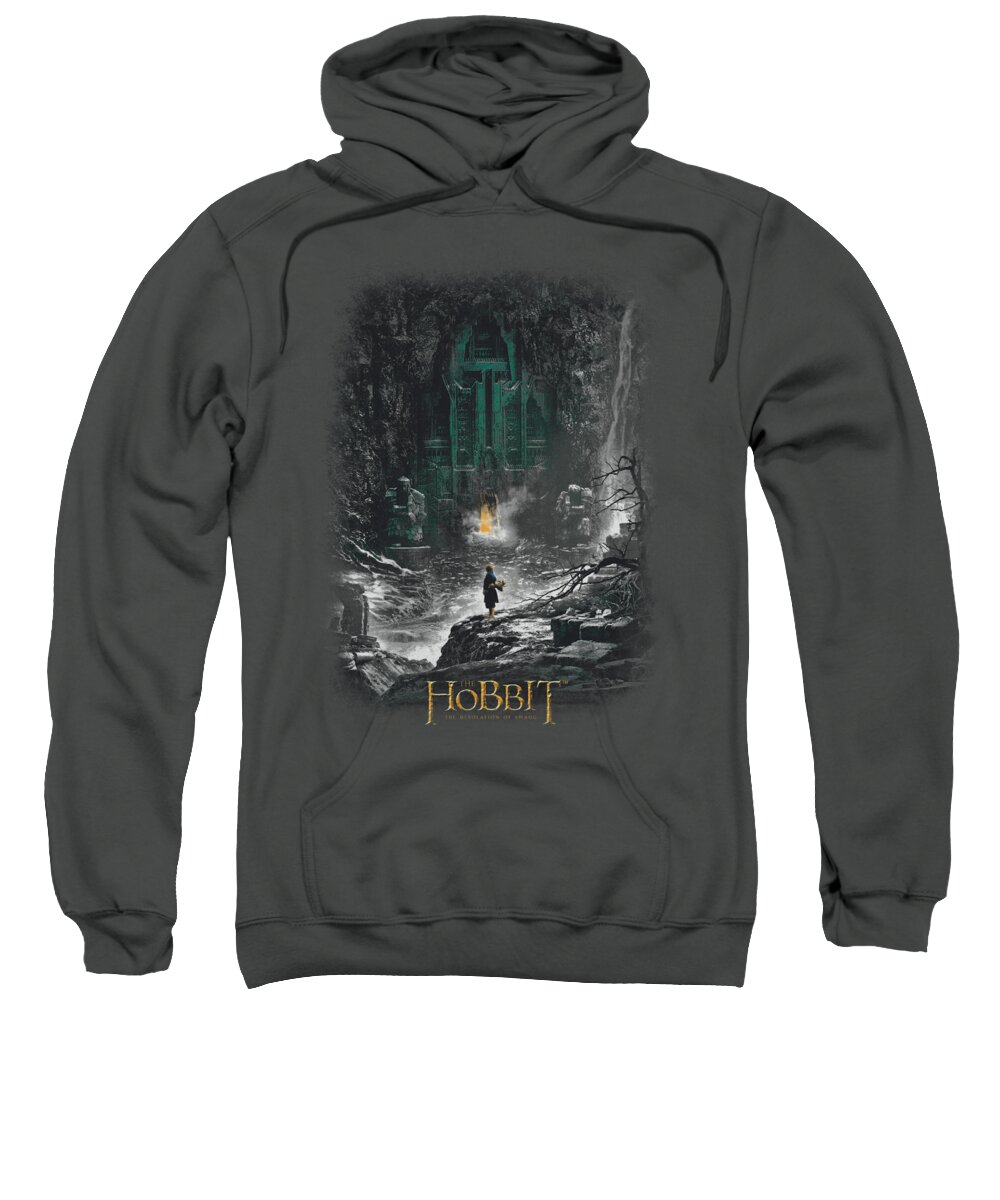 The Hobbit Sweatshirt featuring the digital art Hobbit - Second Thoughts by Brand A