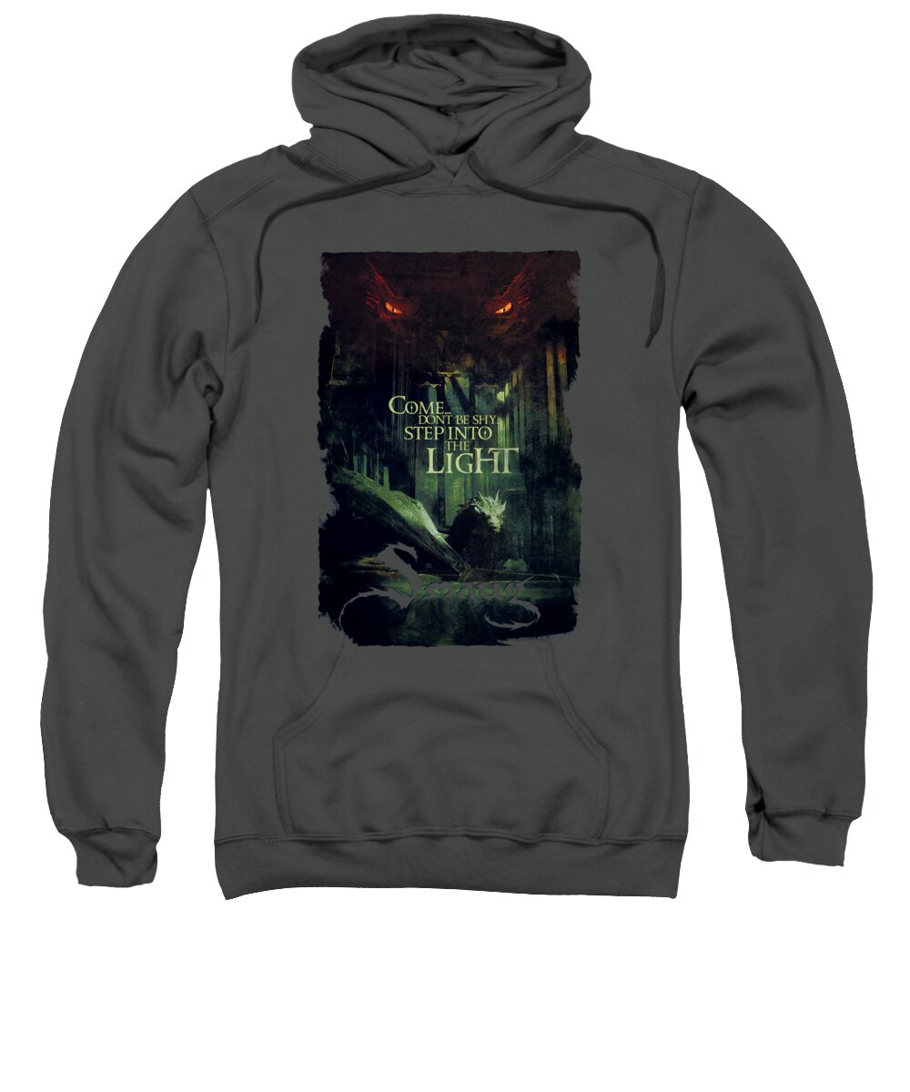  Sweatshirt featuring the digital art Hobbit - Taunt by Brand A