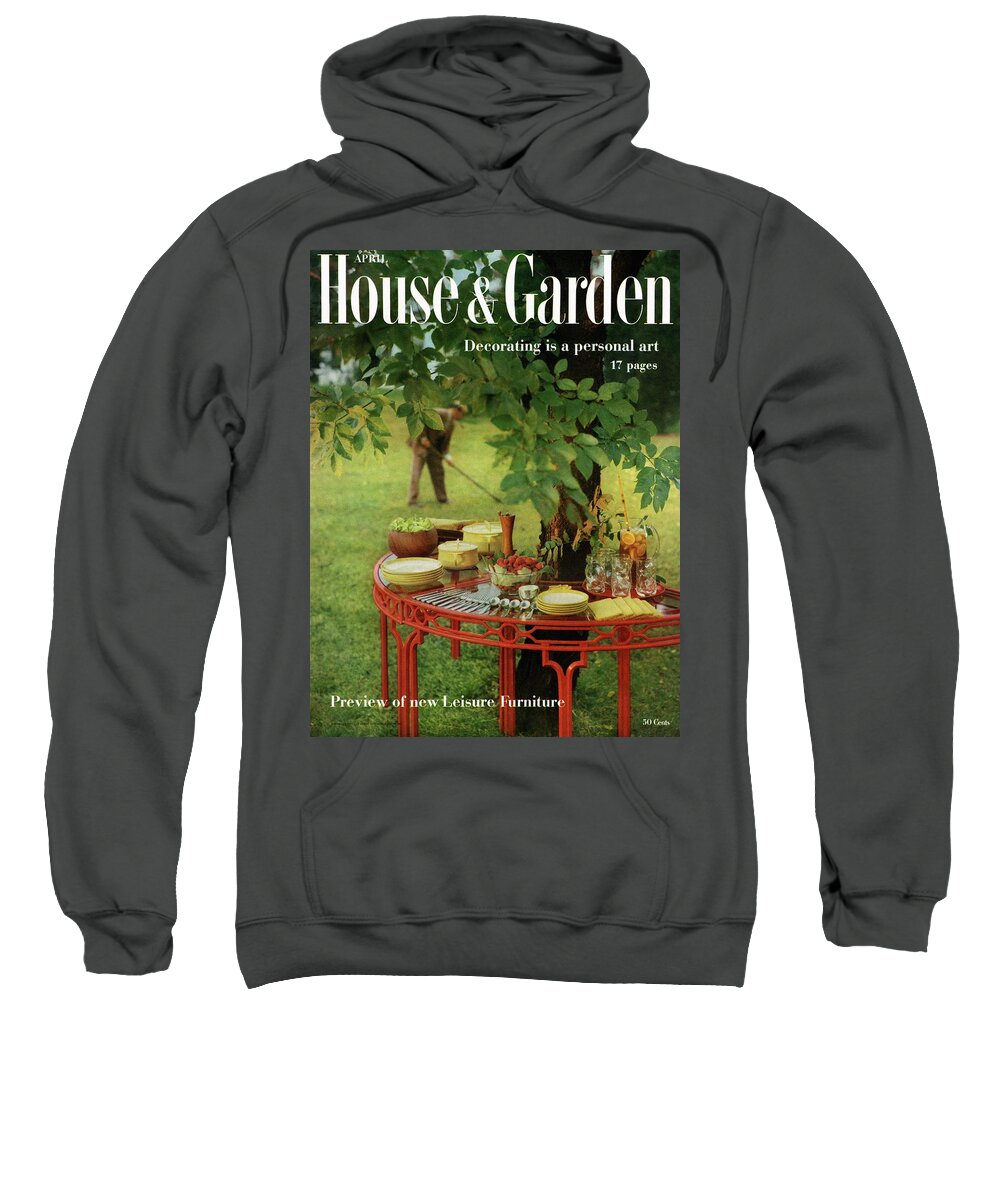 Landscape Sweatshirt featuring the photograph House And Garden Cover by Horst P. Horst