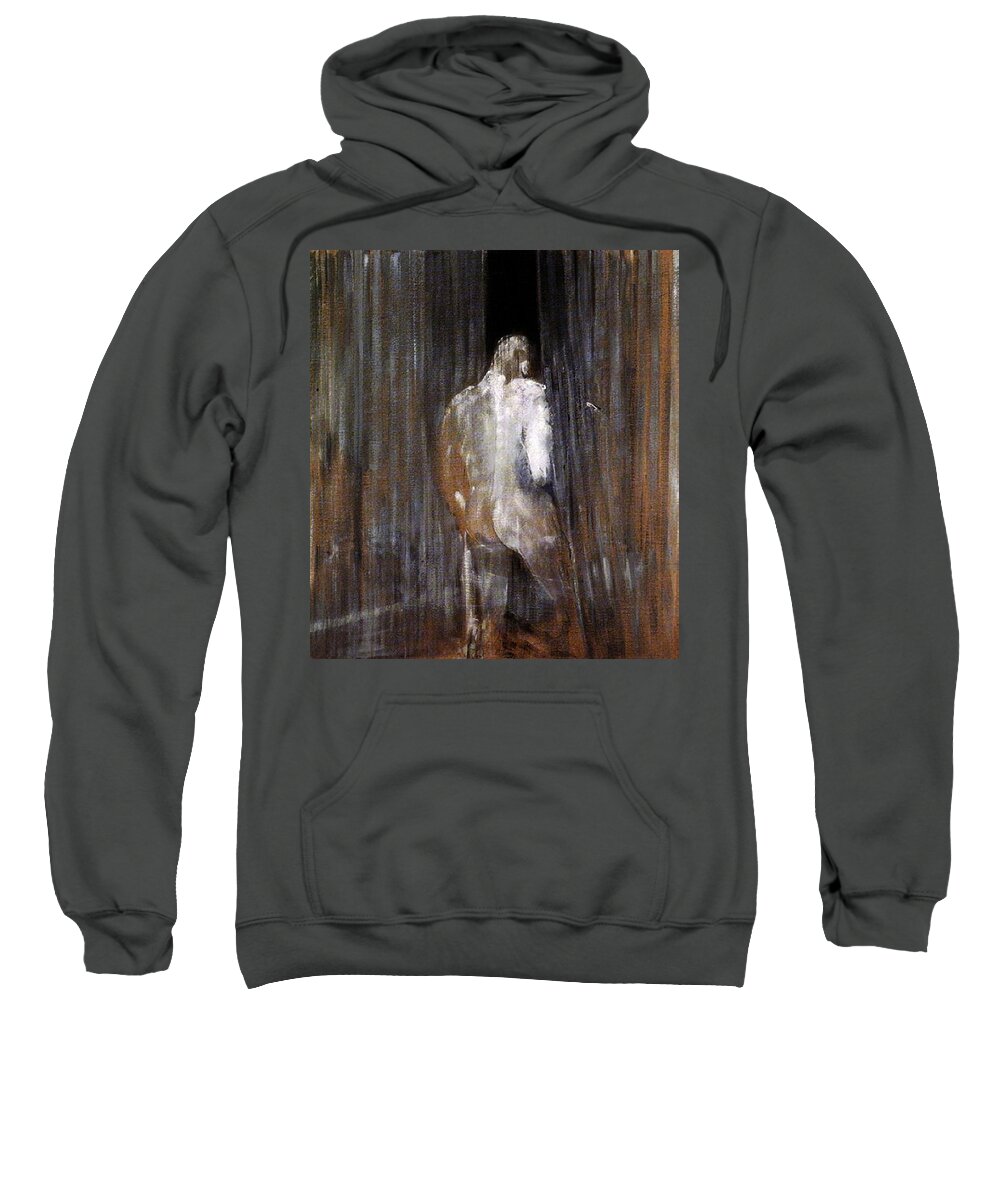 Human Form Sweatshirt featuring the painting Human Form by Francis Bacon