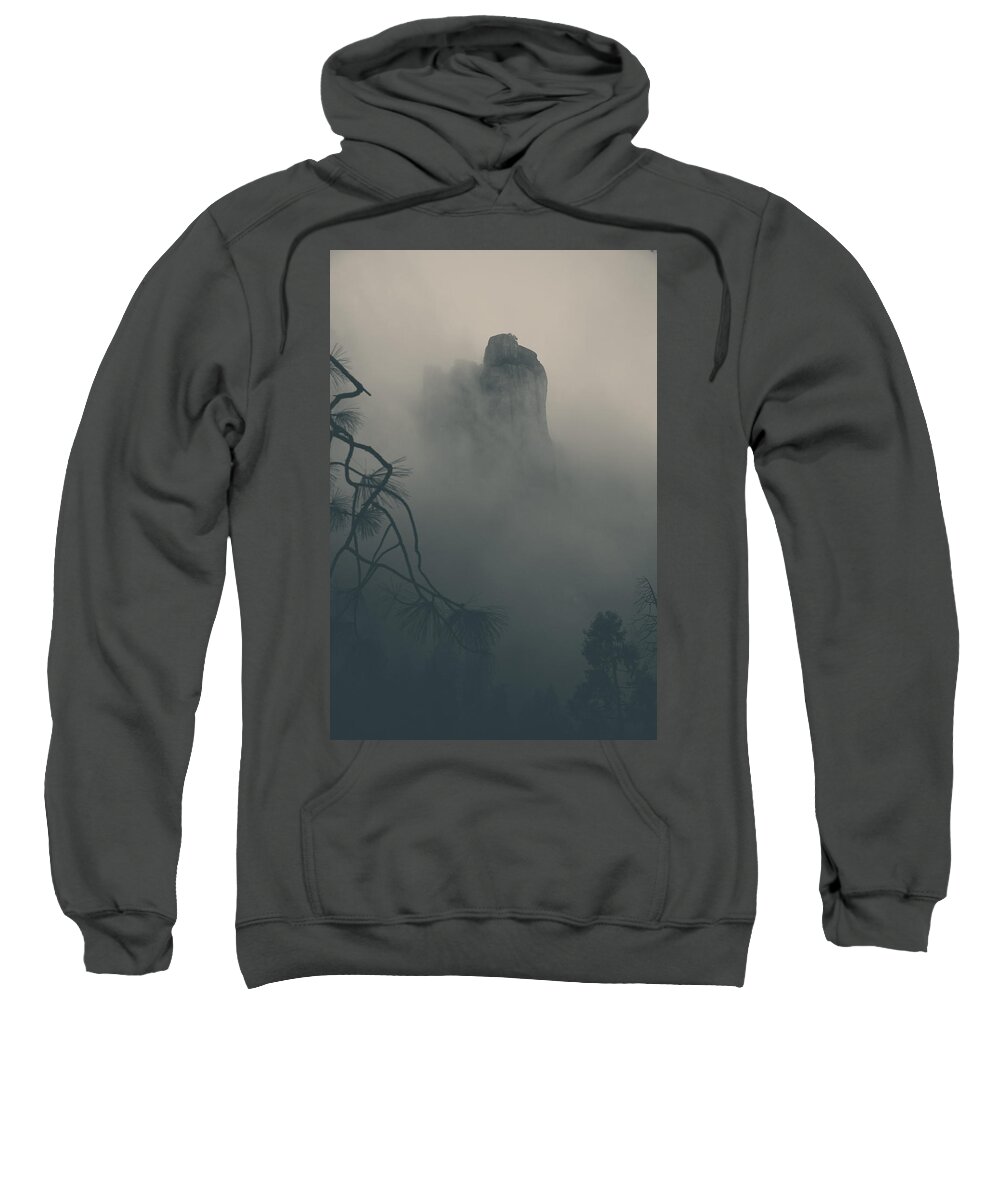Yosemite National Park Sweatshirt featuring the photograph I Can Barely Remember by Laurie Search