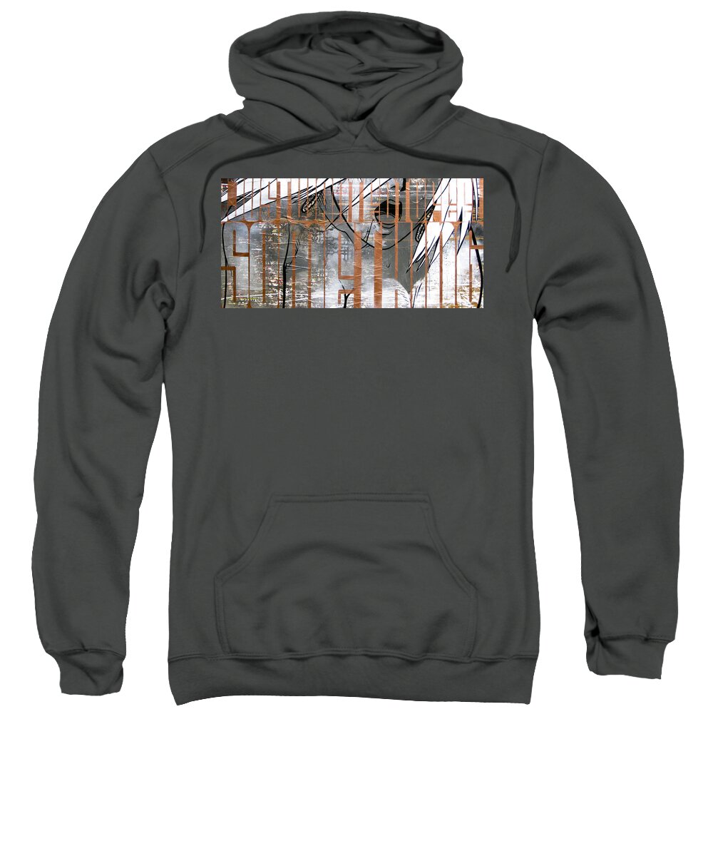Anime Sweatshirt featuring the painting I Just Wanted To Feel Something by Bobby Zeik