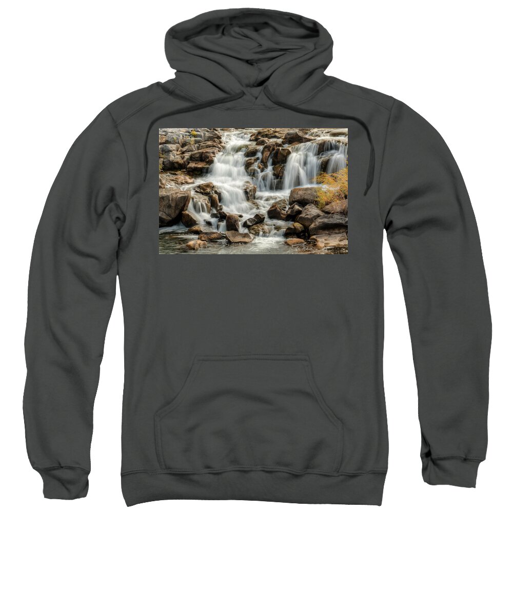 Waterfall Sweatshirt featuring the photograph Idaho Falls 0072 by Kristina Rinell