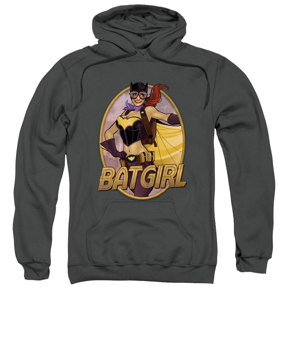  Sweatshirt featuring the digital art Jla - Batgirl Bombshell by Brand A