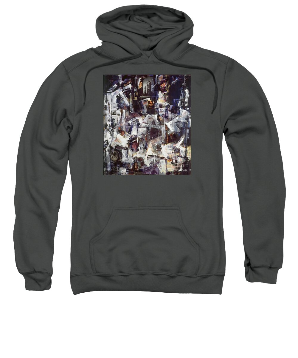 Oils Sweatshirt featuring the painting Lacrimosa by Ritchard Rodriguez