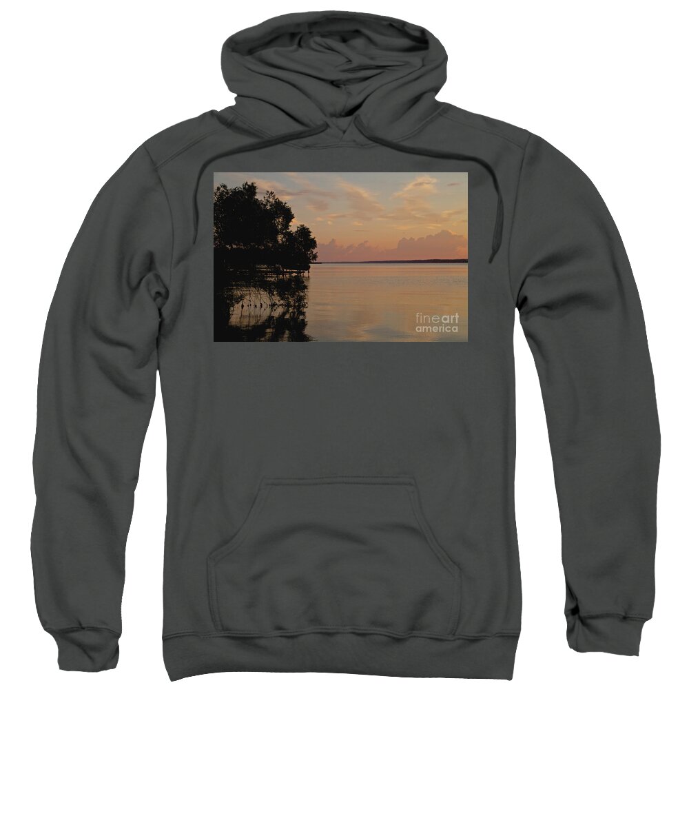 Clouds Sweatshirt featuring the photograph Lake Sunrise by William Norton