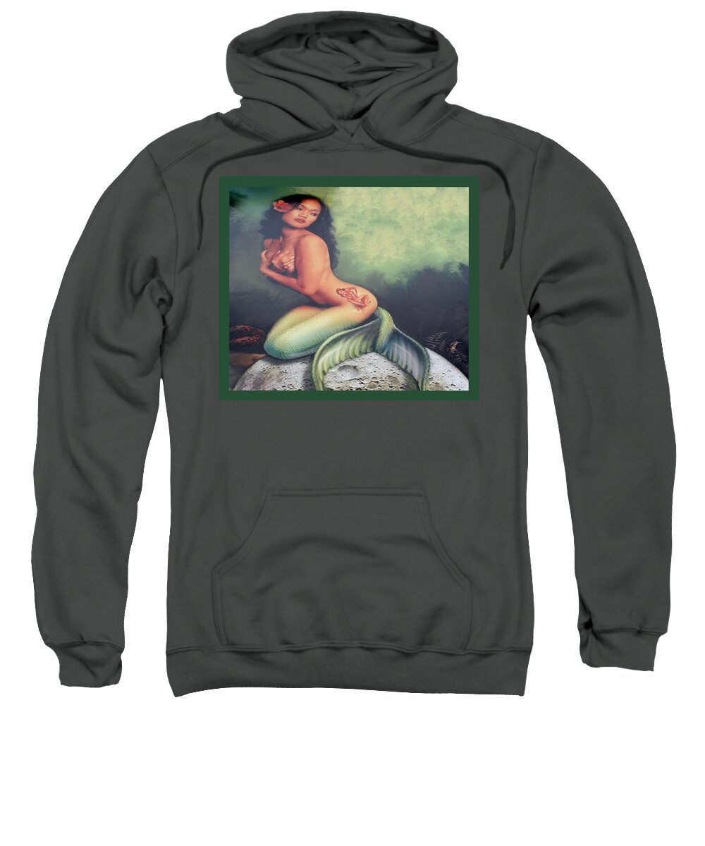 Mermaids Sweatshirt featuring the photograph Lydia The Tattooed Mermaid by Rob Hans