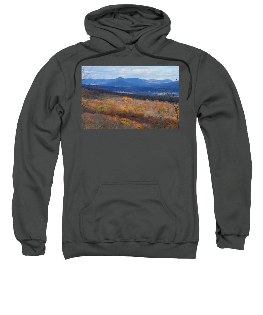 Late Fall Sweatshirt featuring the photograph Whispering Ridge by Jack Harries
