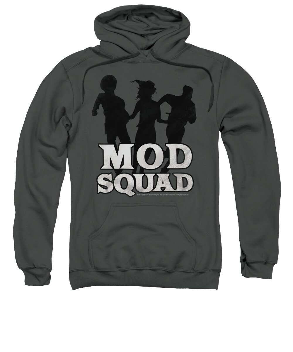 Mod Squad Sweatshirt featuring the digital art Mod Squad - Mod Squad Run Simple by Brand A