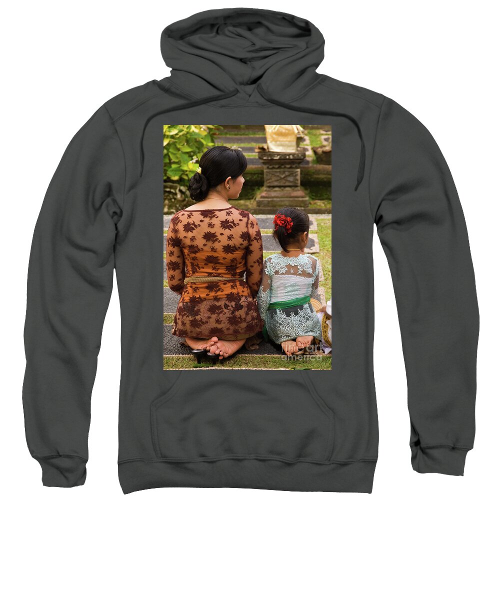 Indonesia Sweatshirt featuring the photograph Mother and Daughter by Rick Piper Photography