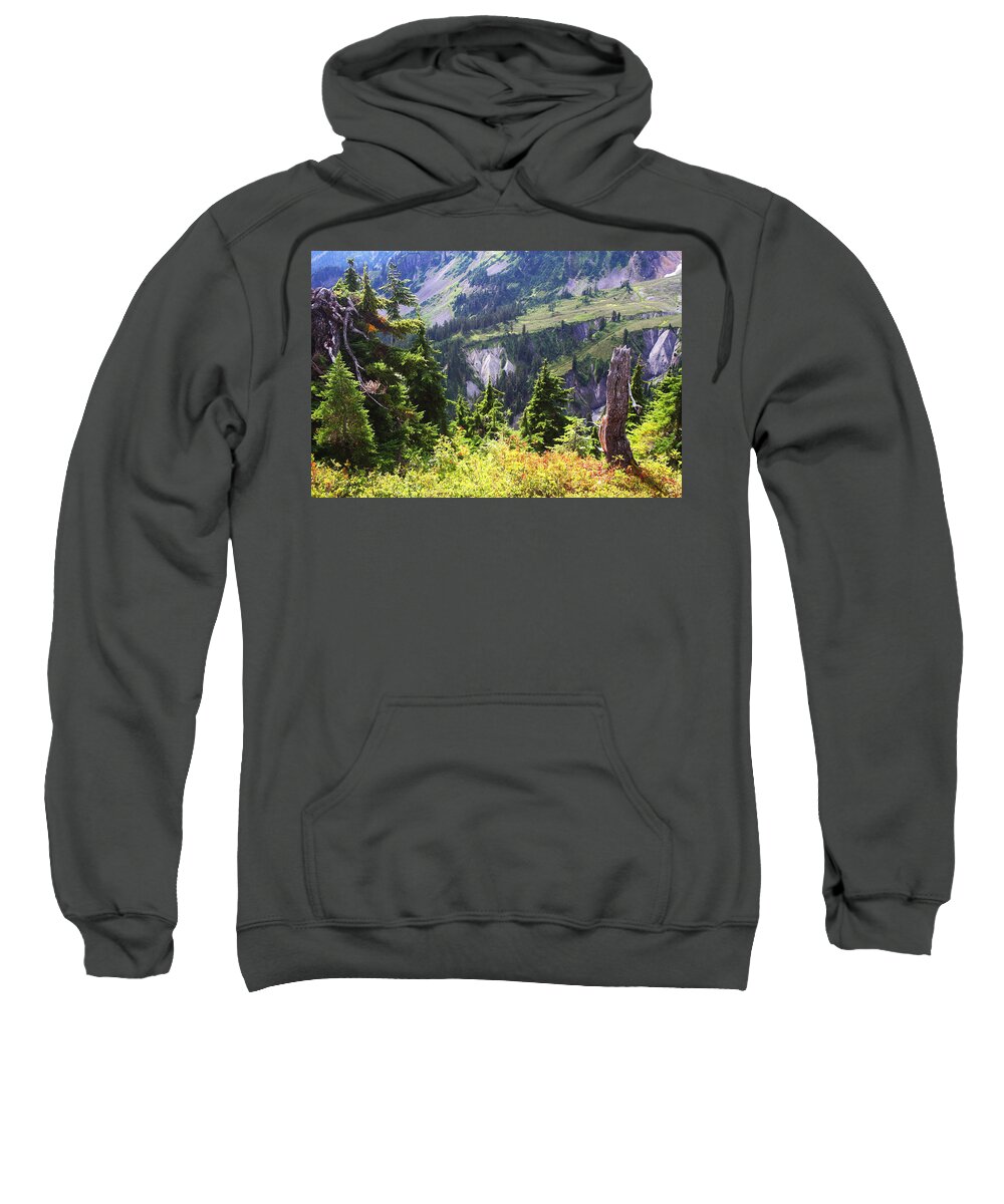 Mt. Baker Washington Sweatshirt featuring the photograph Mt. Baker Washington by Tom Janca