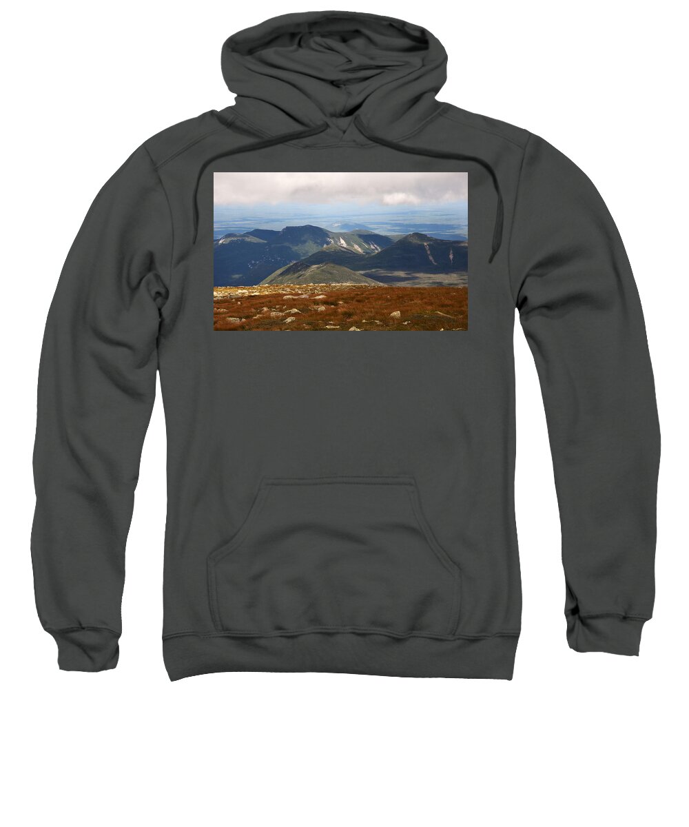 Katahdin Sweatshirt featuring the photograph Mt. Katahdin Tablelands by Glenn Gordon