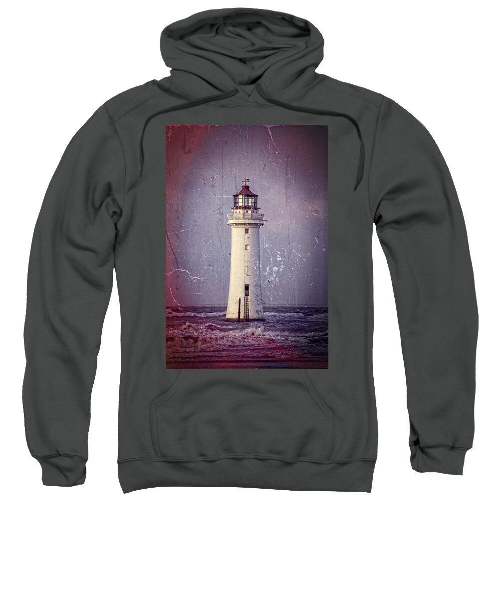 Lighthouse Sweatshirt featuring the photograph New Brighton Lighthouse by Spikey Mouse Photography