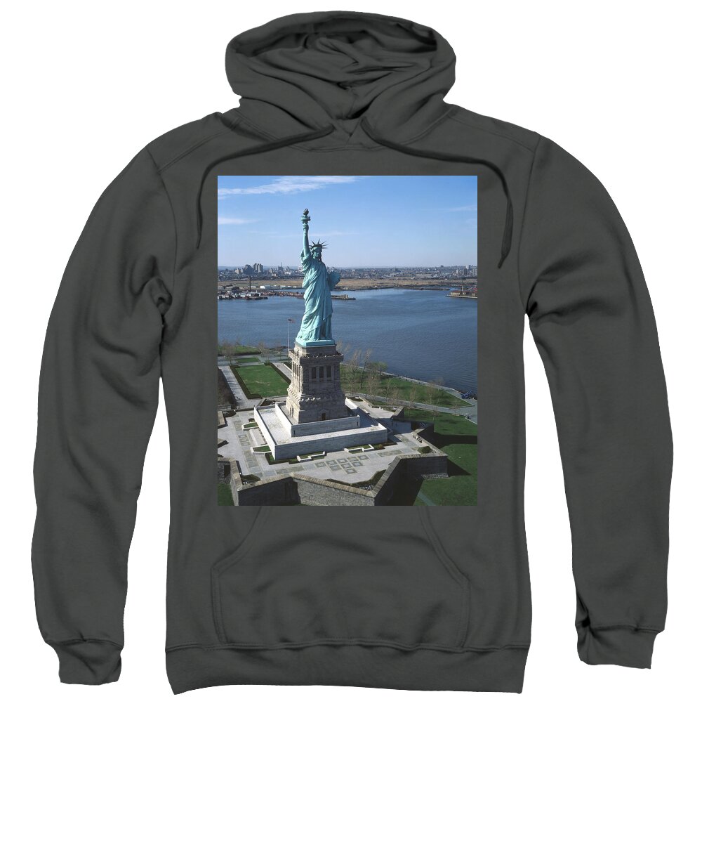 Nyc Statue Of Liberty Adult Pull-Over Hoodie by Granger - Granger