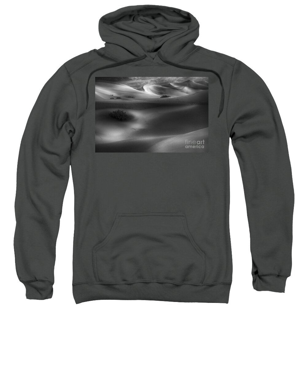 Death Valley National Park Sweatshirt featuring the photograph One Morning by Jennifer Magallon