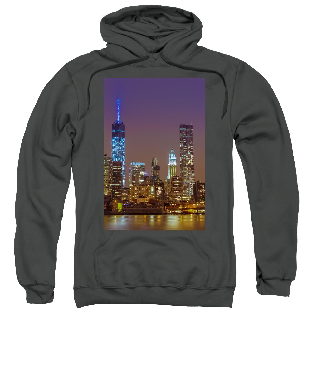 1 Wtc Sweatshirt featuring the photograph One World Trade Center by SAURAVphoto Online Store