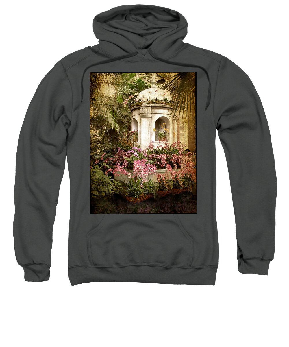 Orchids Sweatshirt featuring the photograph Orchid Exhibition by Jessica Jenney