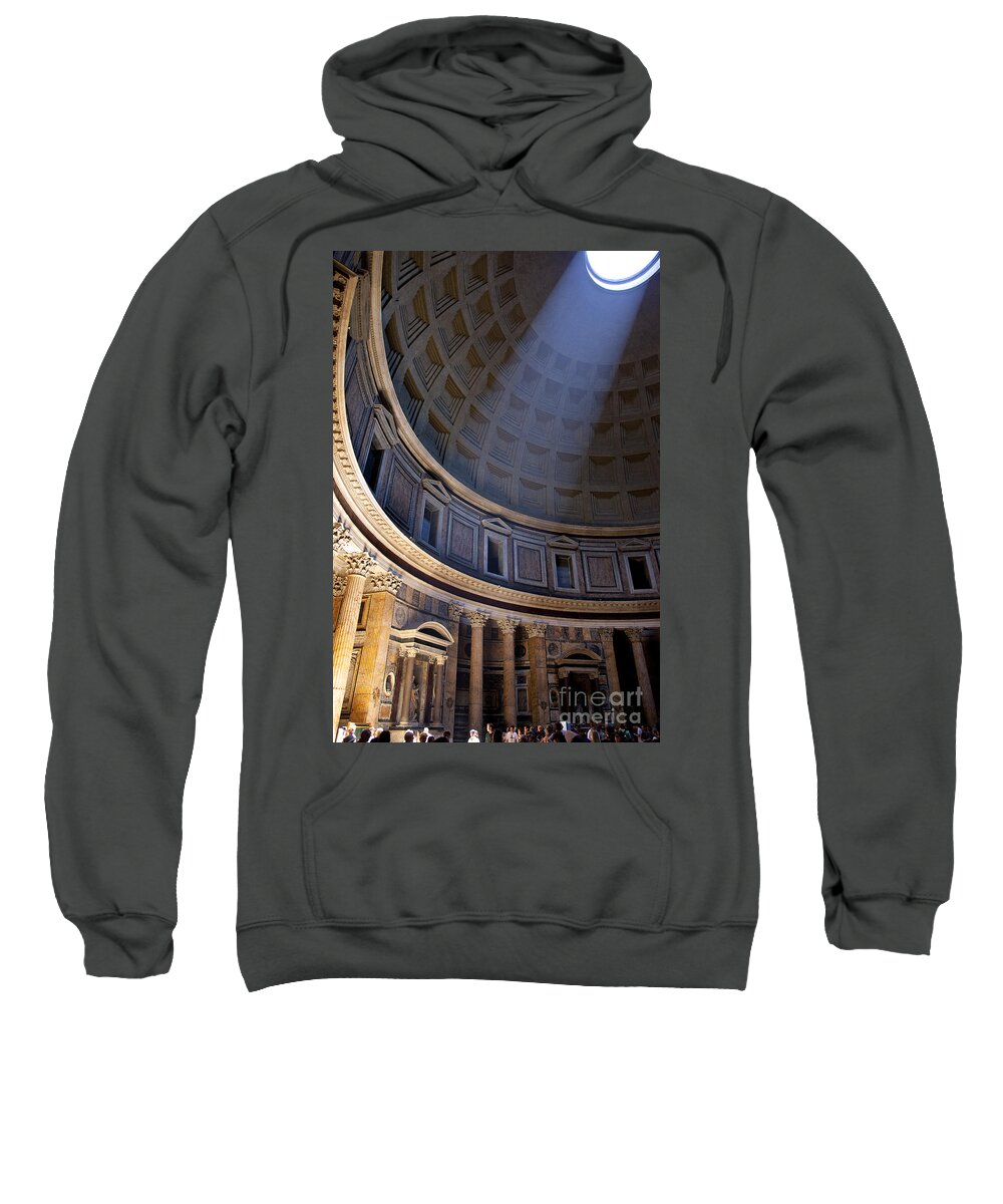 Pantheon Sweatshirt featuring the photograph Pantheon Interior by Brian Jannsen