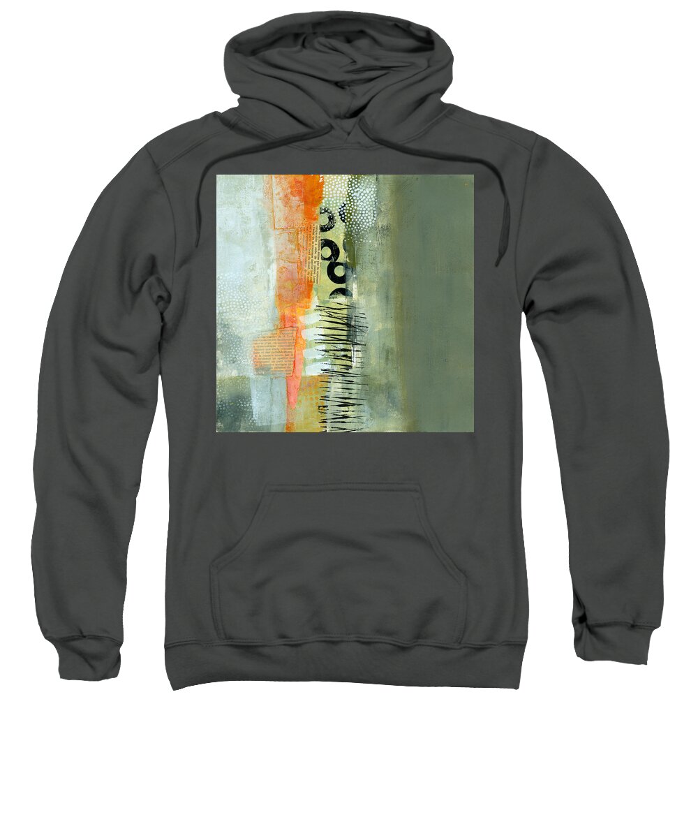 Acrylic Sweatshirt featuring the painting Pattern Study Nuetral 1 by Jane Davies