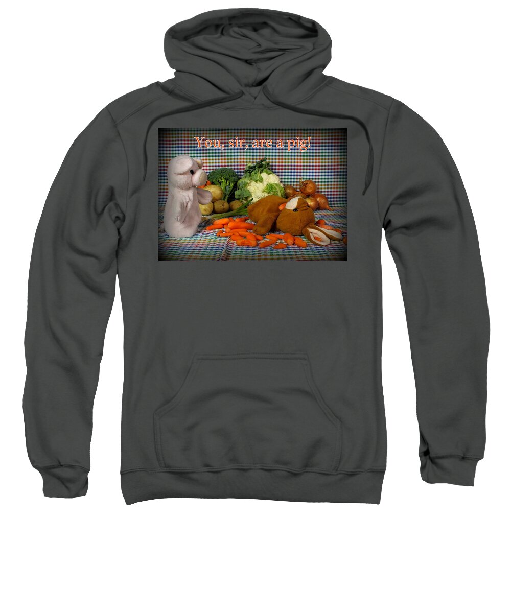 Irony Sweatshirt featuring the photograph People In Glass Houses by Piggy      