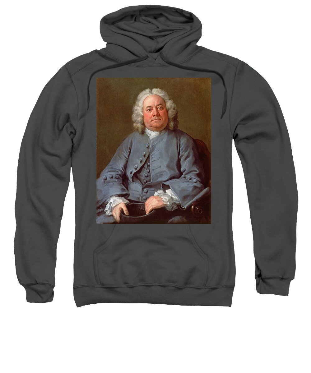 Wig Sweatshirt featuring the painting Portrait Of George Arnold Esq. Of Ashby by William Hogarth