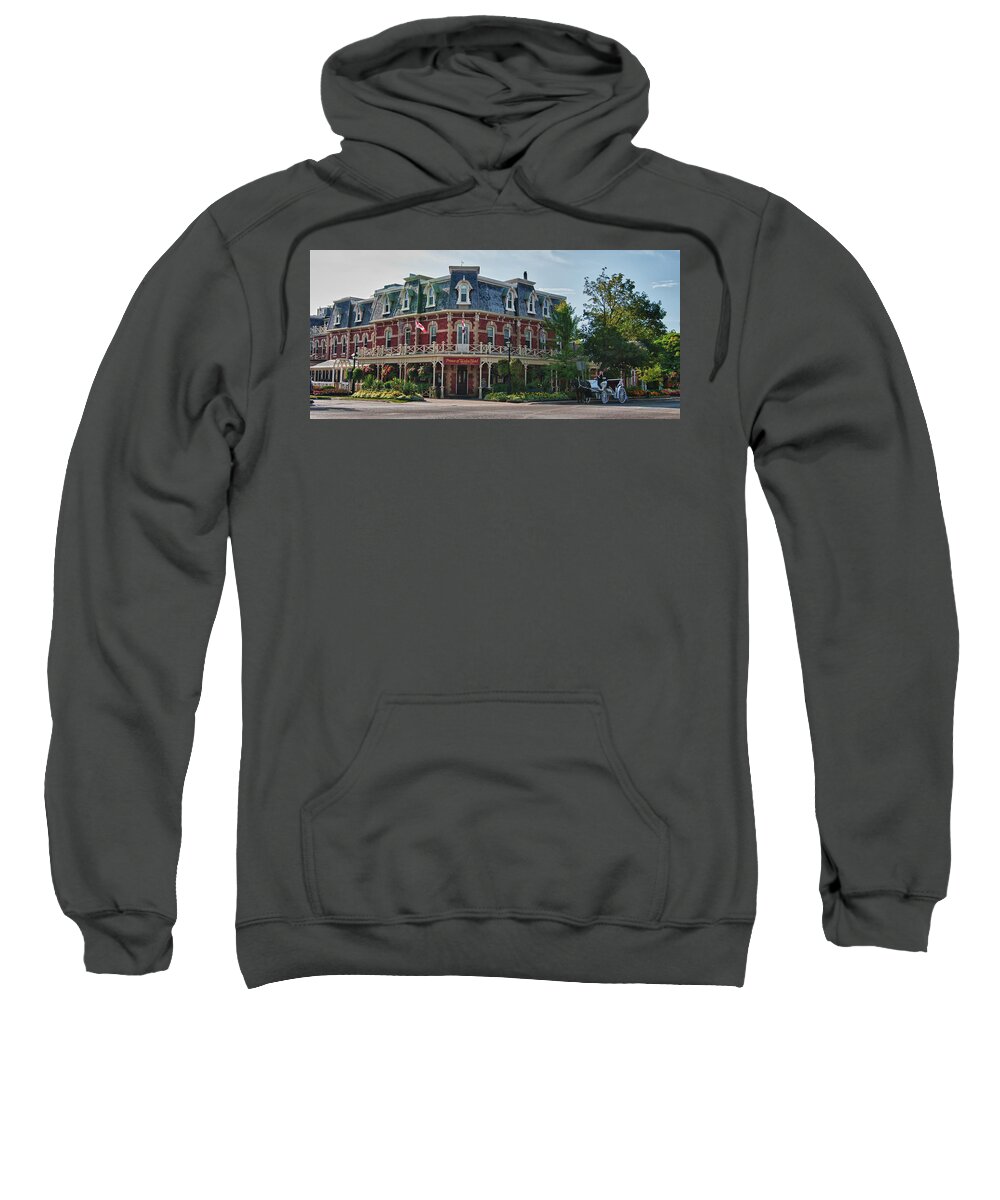 Architecture Sweatshirt featuring the photograph Prince of Wales Hotel 9000 by Guy Whiteley