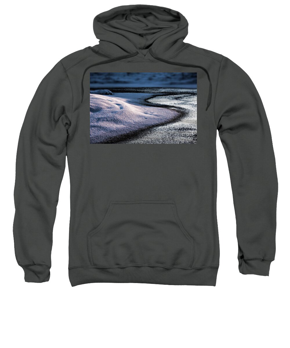 Snow Sweatshirt featuring the photograph Purity by Casper Cammeraat