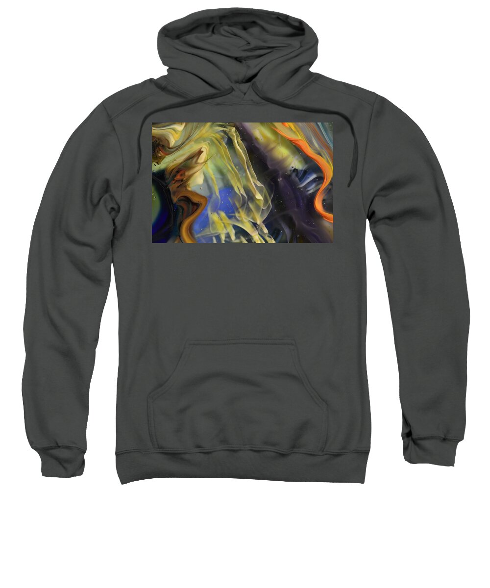 Glass Sweatshirt featuring the photograph Ribbons in the Sky by Kimberly Lyon