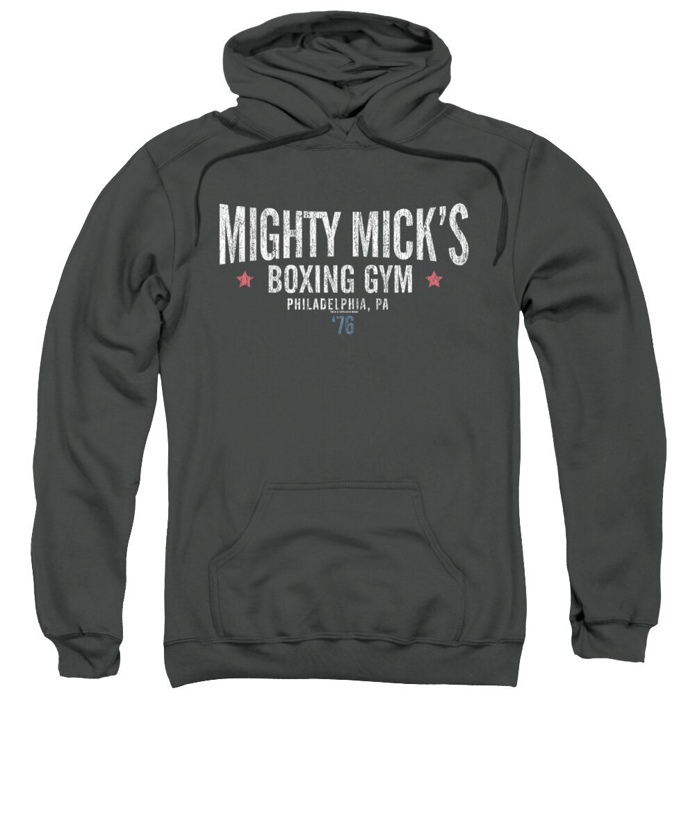  Sweatshirt featuring the digital art Rocky - Mighty Micks Boxing Gym by Brand A