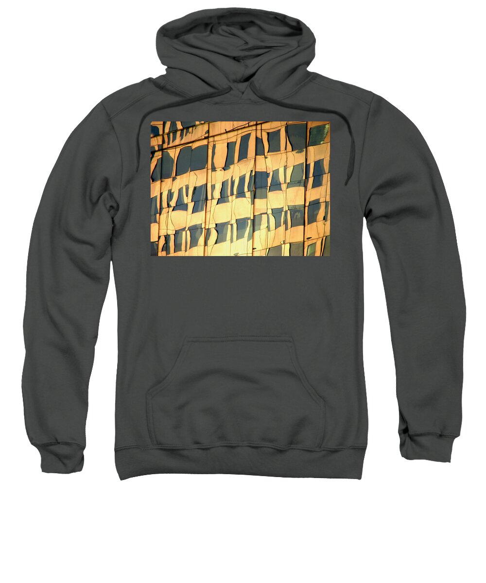 Abstract Sweatshirt featuring the photograph Santiago Reflection II by Rick Locke - Out of the Corner of My Eye