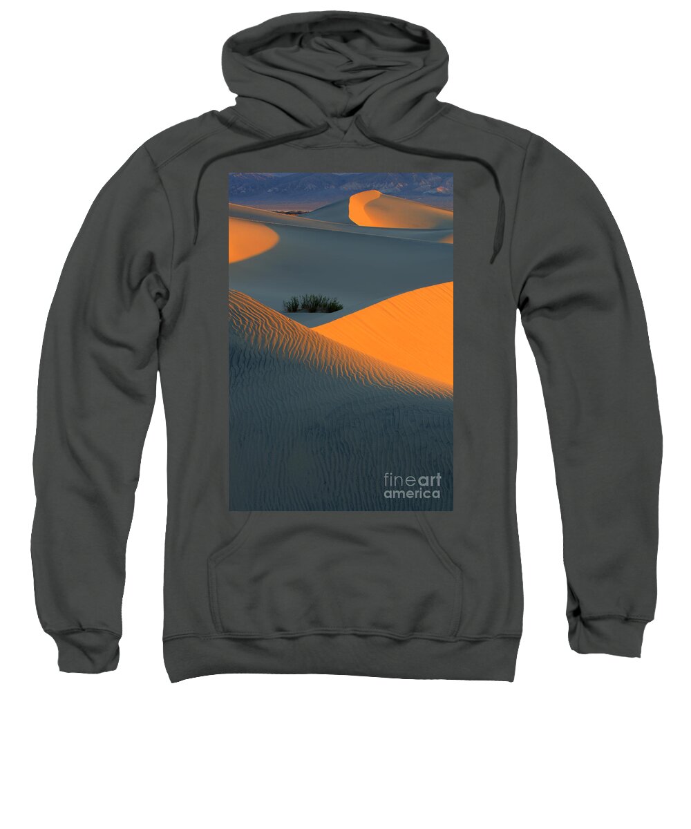 Death Valley Sweatshirt featuring the photograph Death Valley Serenade In Light by Bob Christopher