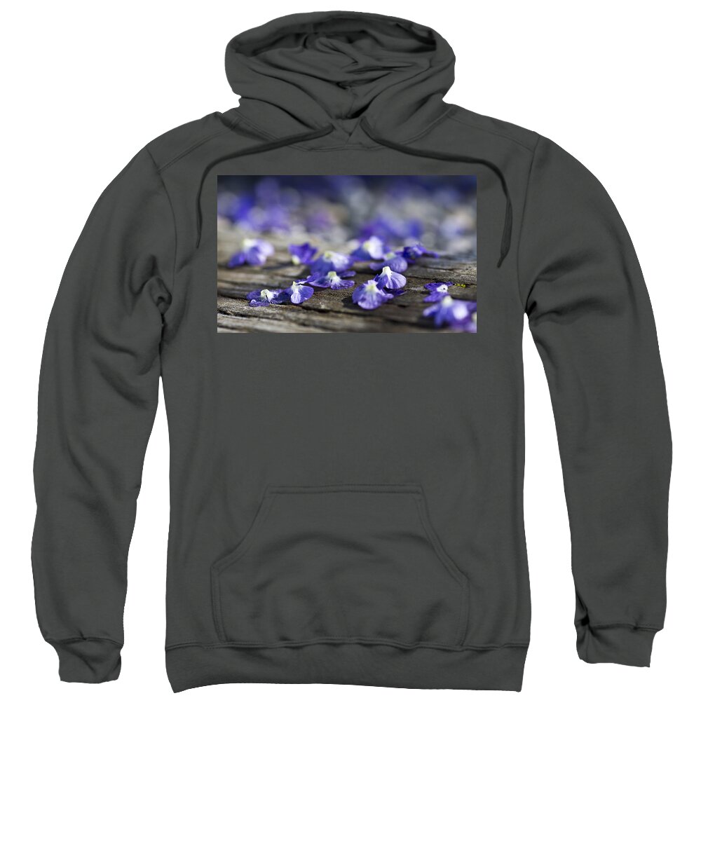 Floral Sweatshirt featuring the photograph Spent by Priya Ghose