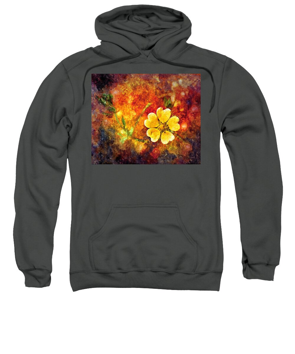 Wild Sweatshirt featuring the painting Spring Color by Rick Mosher
