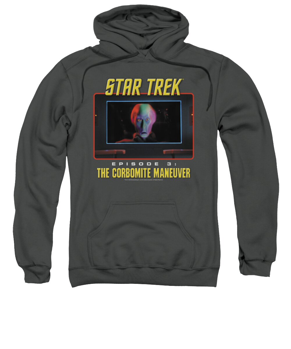 Star Trek Sweatshirt featuring the digital art St Original - The Corbomite Maneuver by Brand A