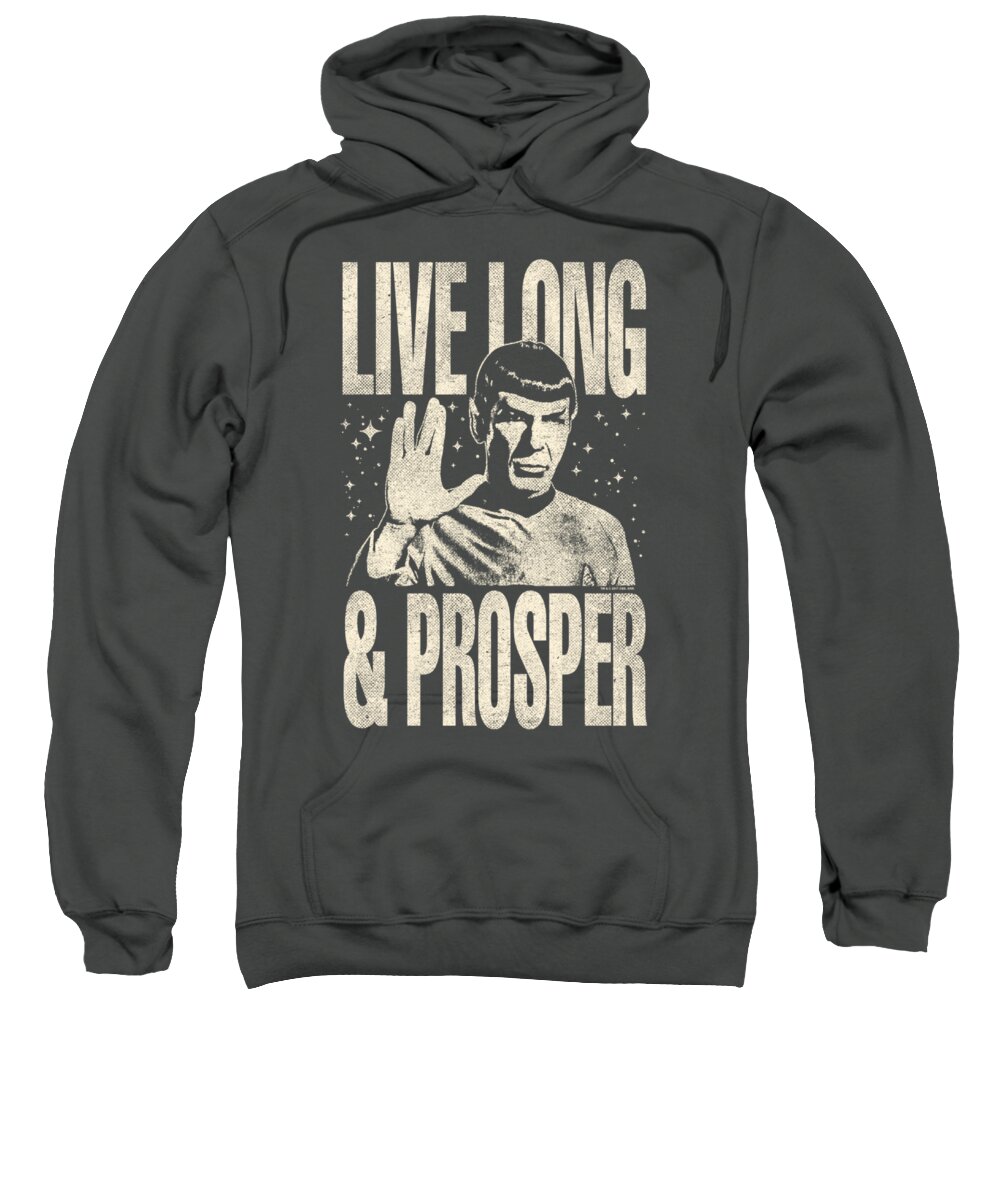  Sweatshirt featuring the digital art Star Trek - Prosper by Brand A