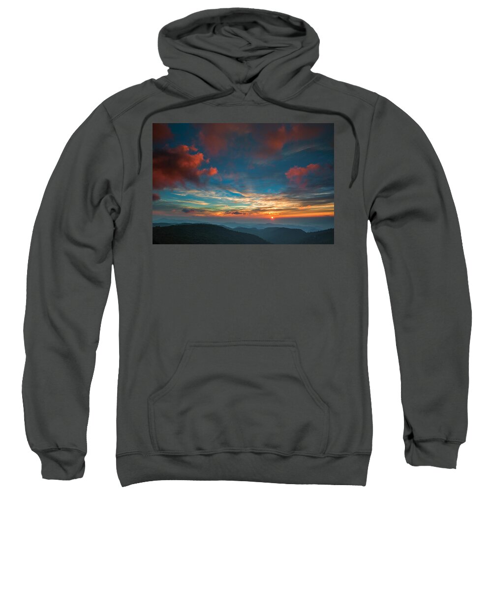 Asheville Sweatshirt featuring the photograph Sun Dance by Joye Ardyn Durham