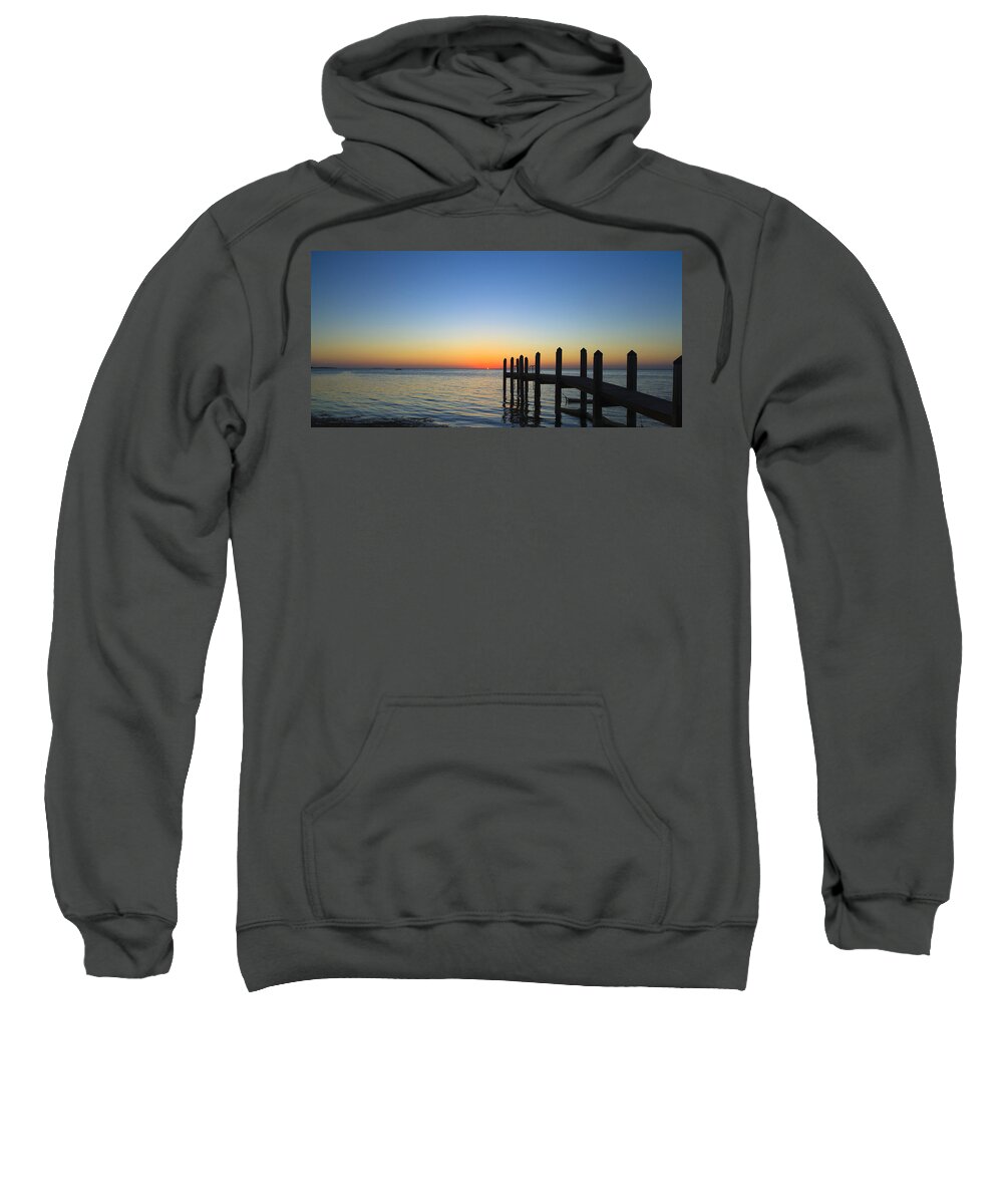 Bayfront Sweatshirt featuring the photograph Sunset in the Keys by Raul Rodriguez