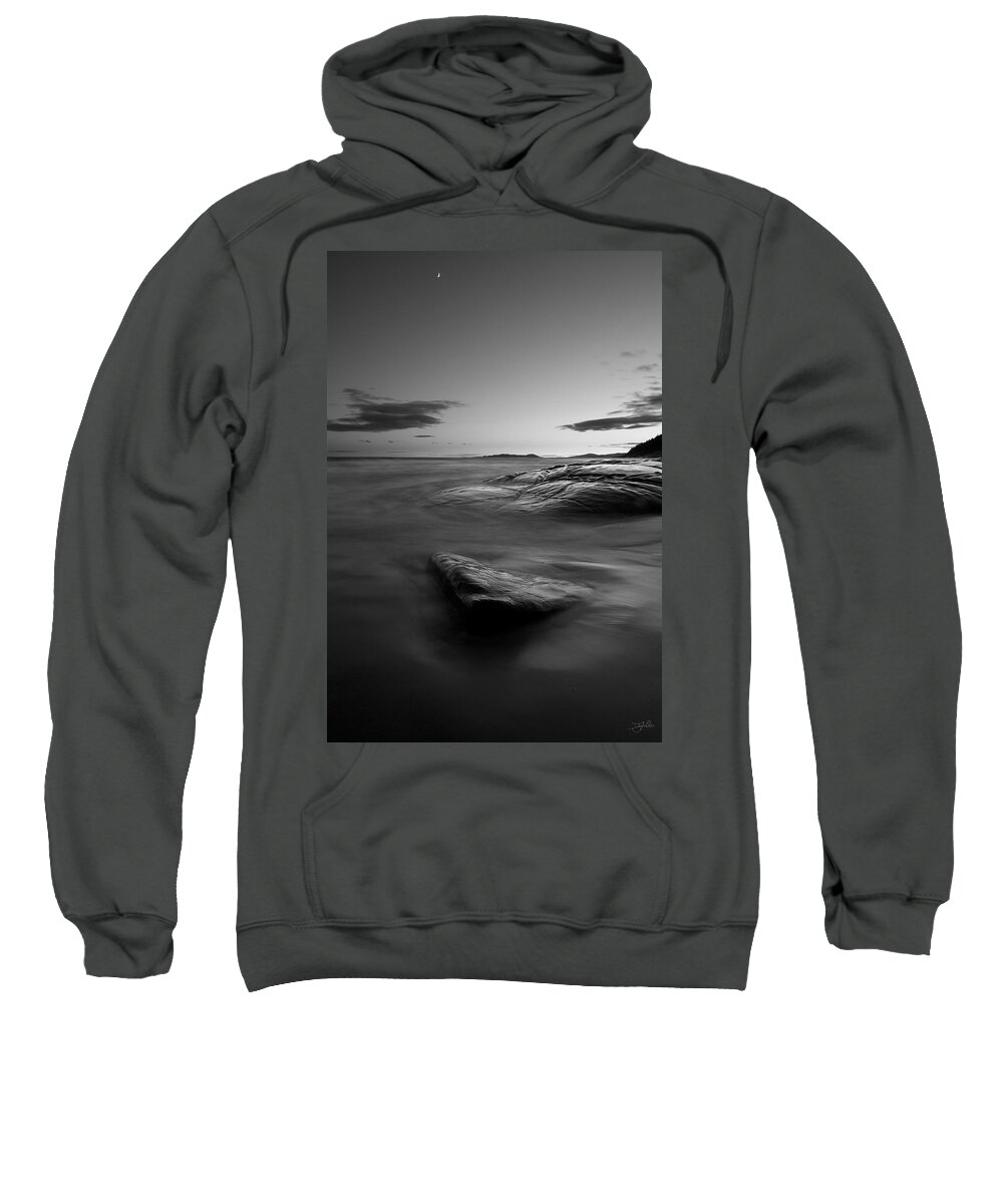 Lake Superior Sweatshirt featuring the photograph Superior Crescent  by Doug Gibbons
