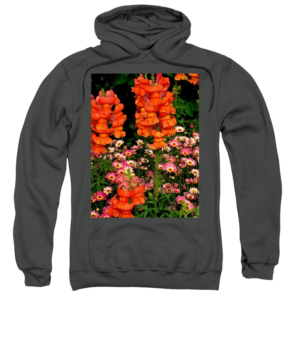 Fine Art Sweatshirt featuring the photograph The Dominant Orange by Rodney Lee Williams