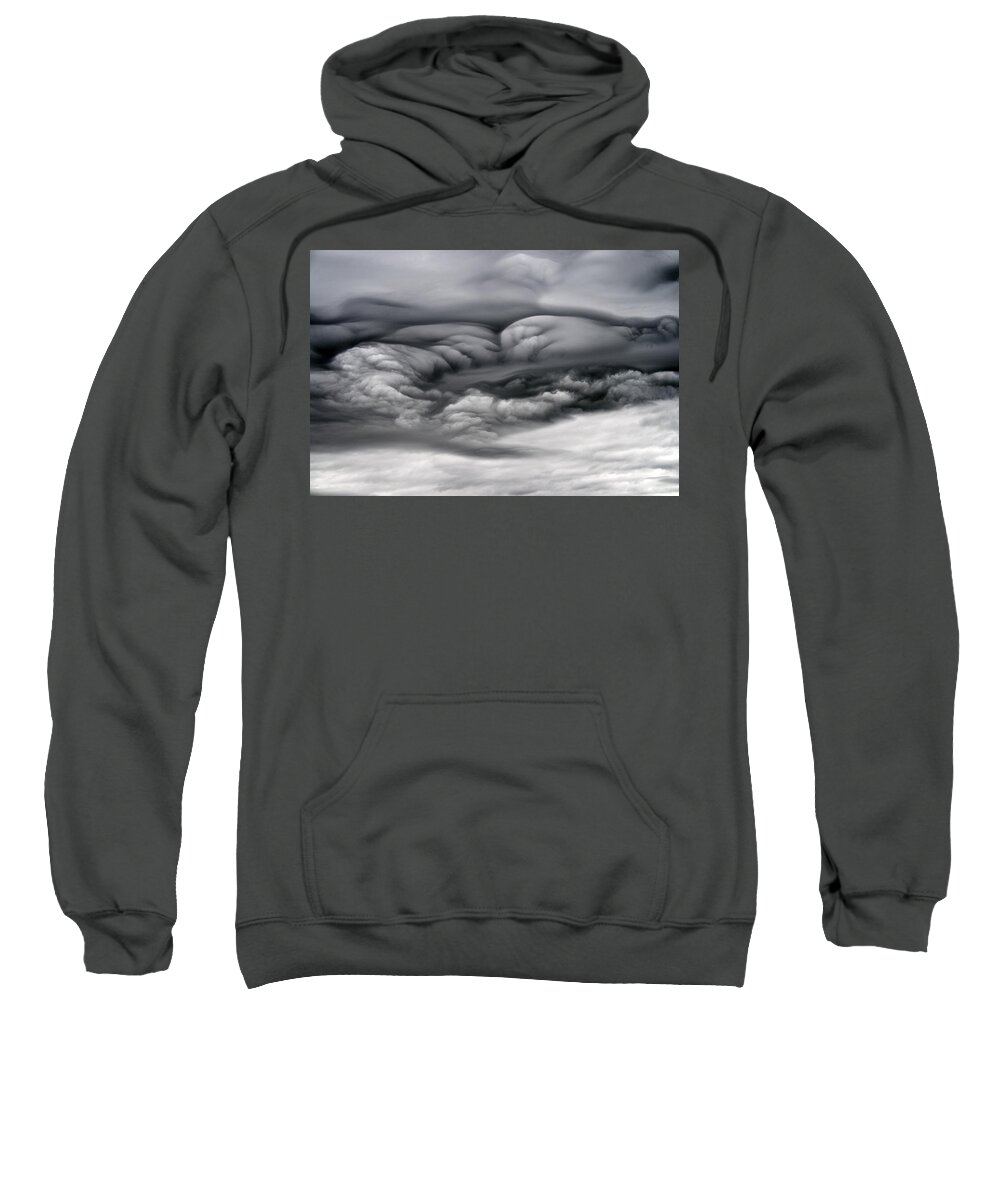 Clouds Sweatshirt featuring the photograph The Motherly Nature by Anthony Davey