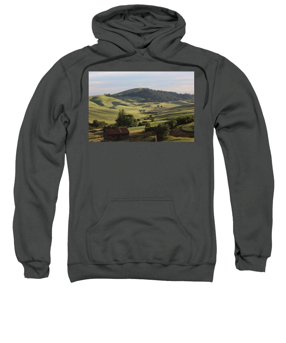 Landscape Sweatshirt featuring the photograph The Palouse 4 by Linda Meyer