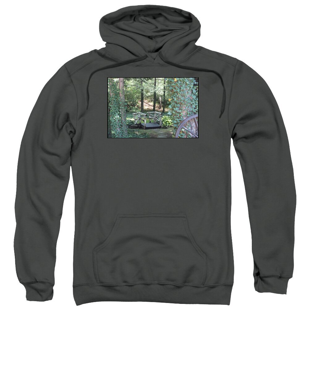 The Simple Life Traveled Sweatshirt featuring the photograph The Path by Debra   Vatalaro