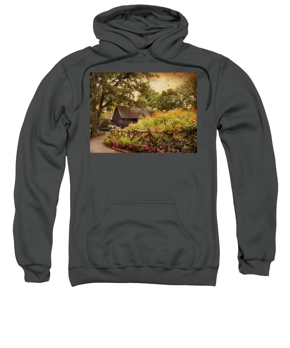 Cottage Sweatshirt featuring the photograph The Swedish Cottage by Jessica Jenney