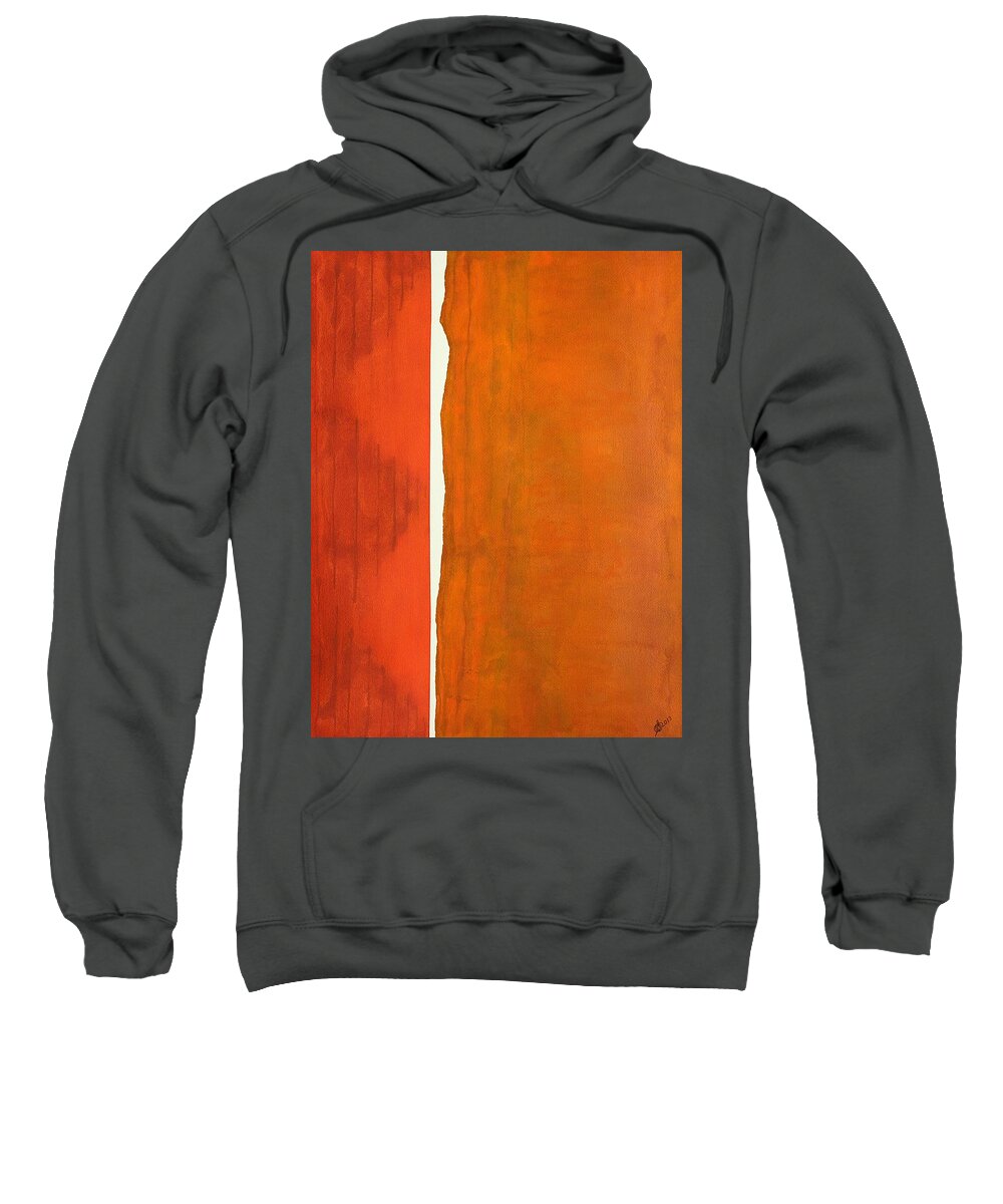 Leonard Cohen Sweatshirt featuring the painting A Crack in Everything original painting SOLD by Sol Luckman