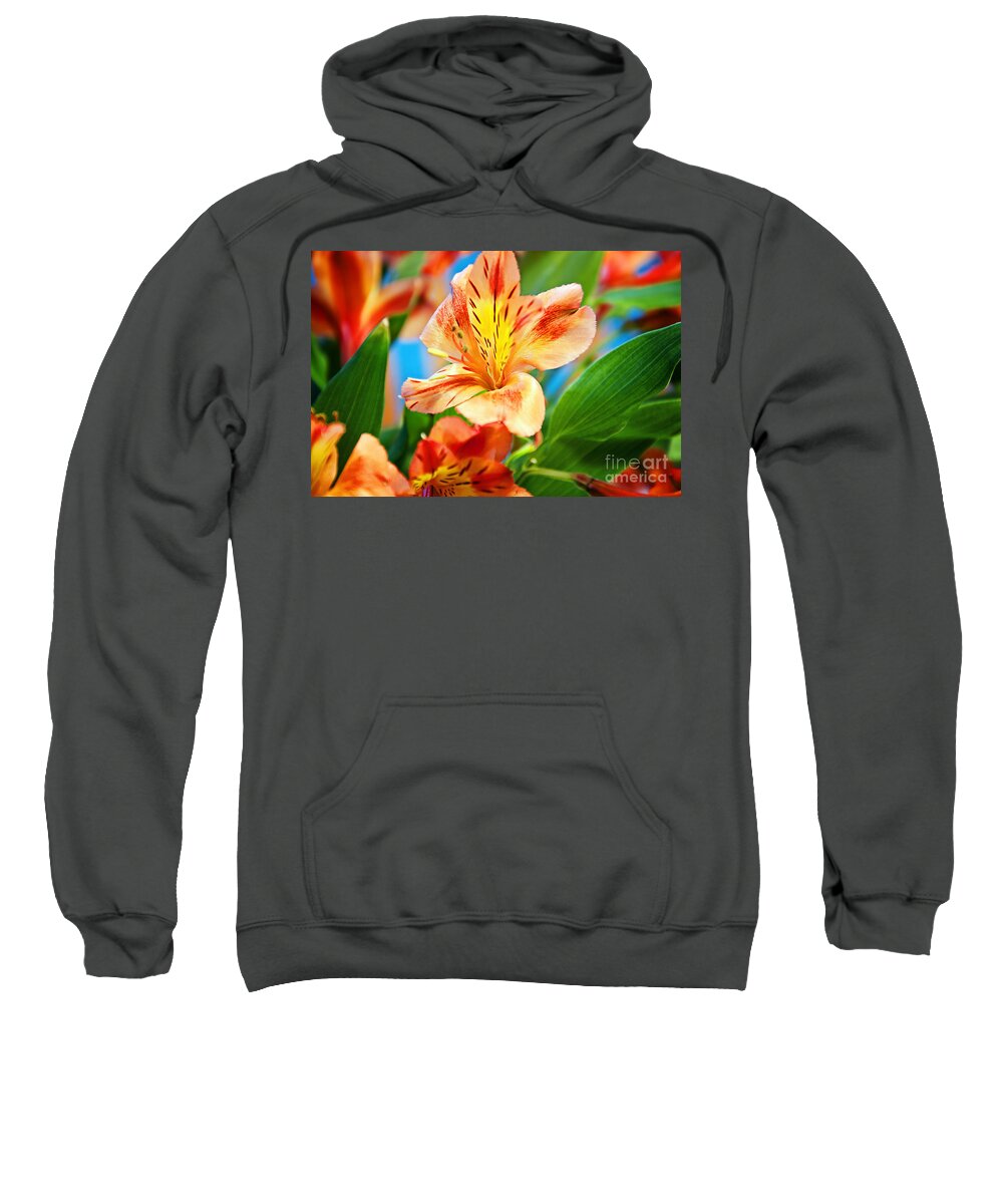 Flowers Sweatshirt featuring the photograph Tiger Lilly by Gwen Gibson