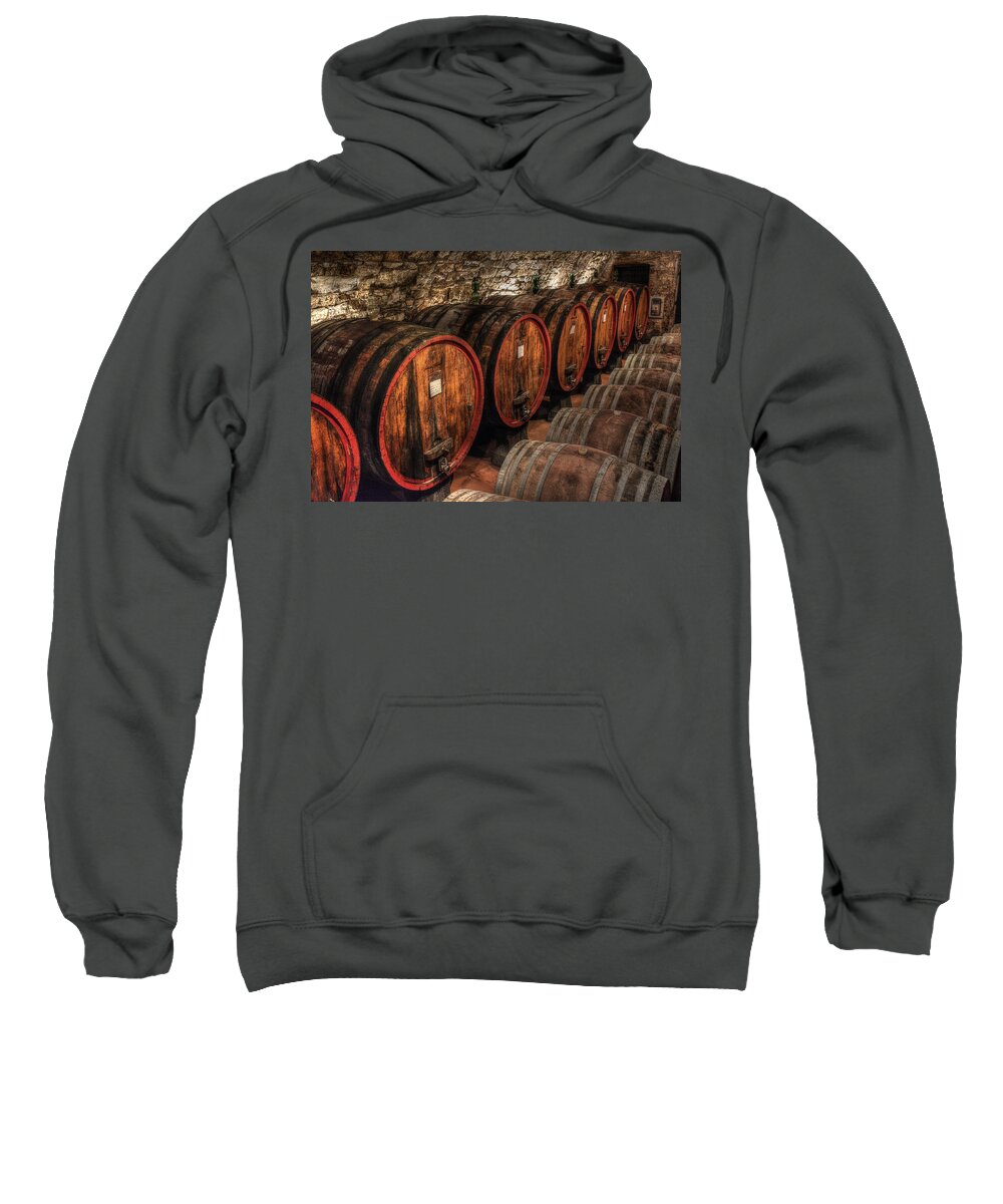 Tuscany Sweatshirt featuring the photograph Tuscan Wine Cellar by Michael Kirk