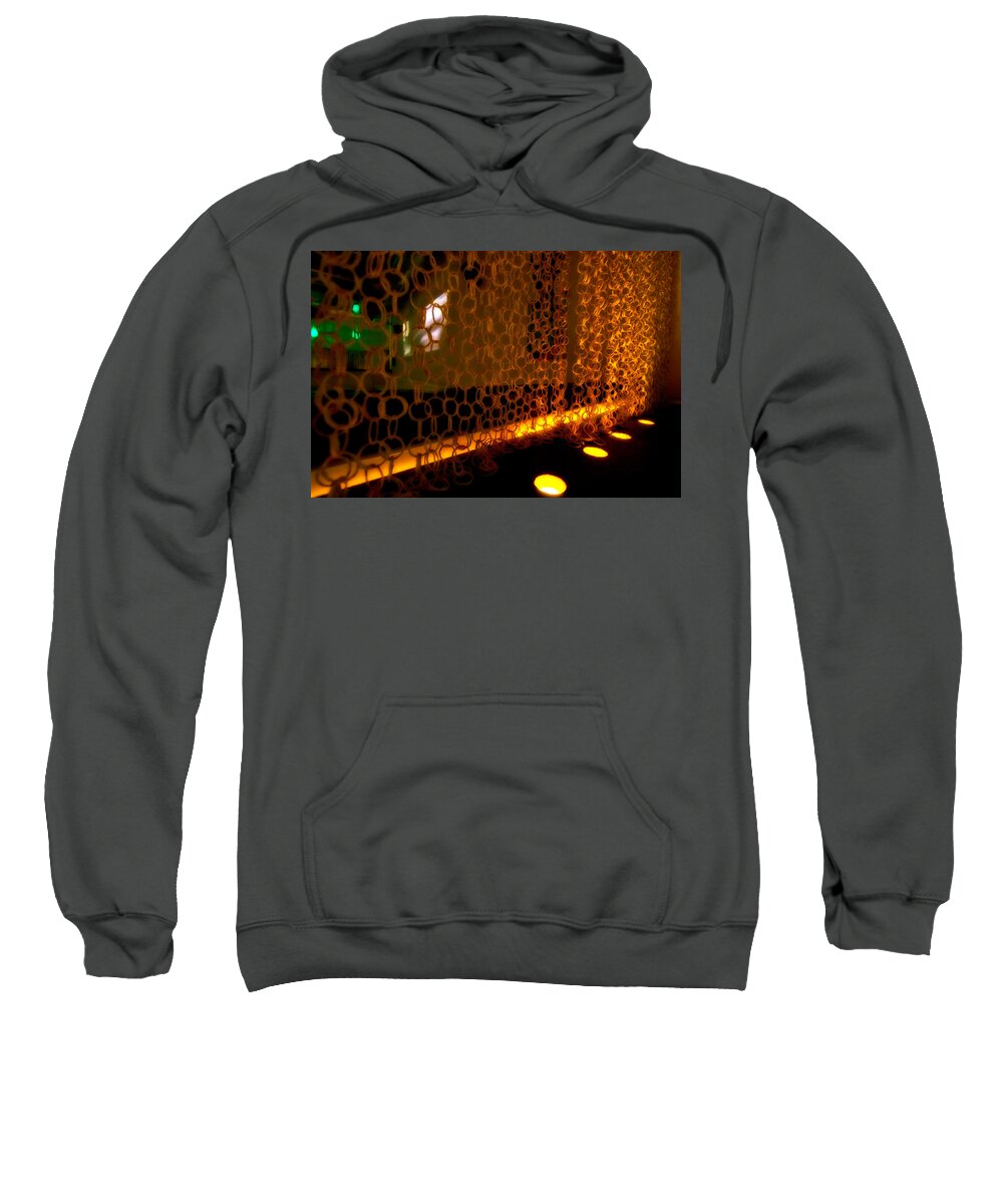 Lounge Sweatshirt featuring the photograph UpLight the Chains by Melinda Ledsome